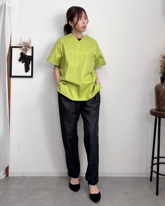防水 シンプルトップス Lime