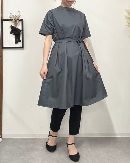 予約【1番人気！】防水 半袖エプロンドレス Dark Gray