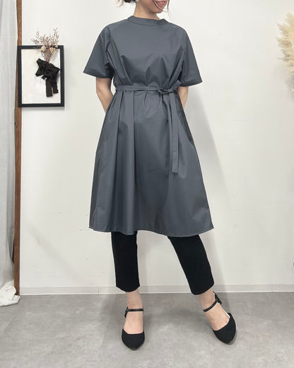 予約【1番人気！】防水 半袖エプロンドレス Dark Gray