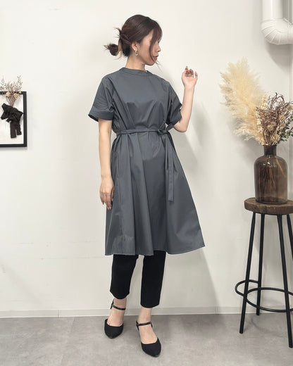 予約【1番人気！】防水 半袖エプロンドレス Dark Gray