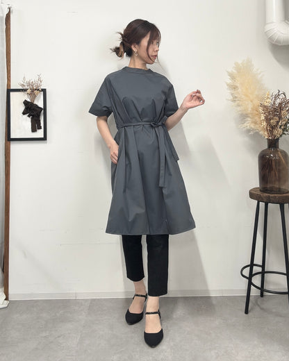 予約【1番人気！】防水 半袖エプロンドレス Dark Gray
